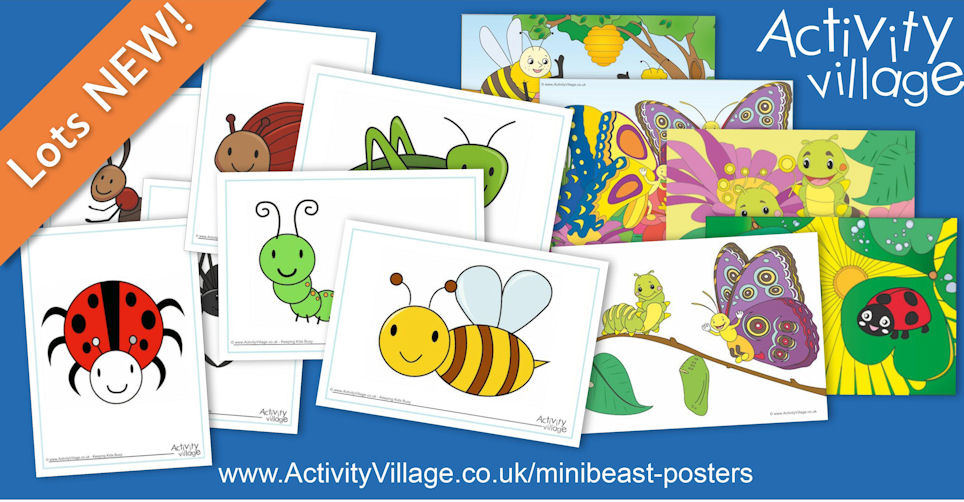 Cute New Printable Posters for our Minibeast Topic Cute New Printable Posters for our Minibeast Topic