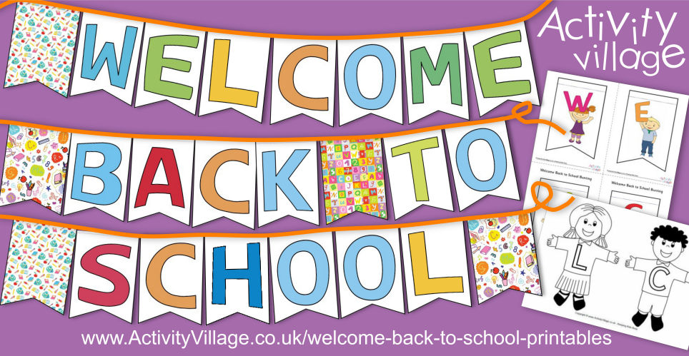 Decorate the Classroom with Lovely New Welcome Banners!