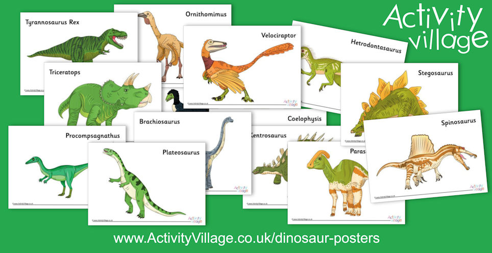 A New Batch of Dinosaur Posters...