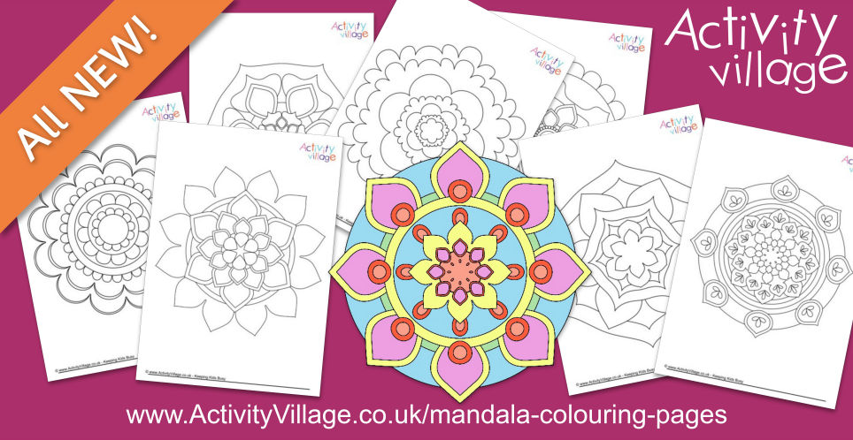 Exciting New Mandala Colouring Pages for Kids