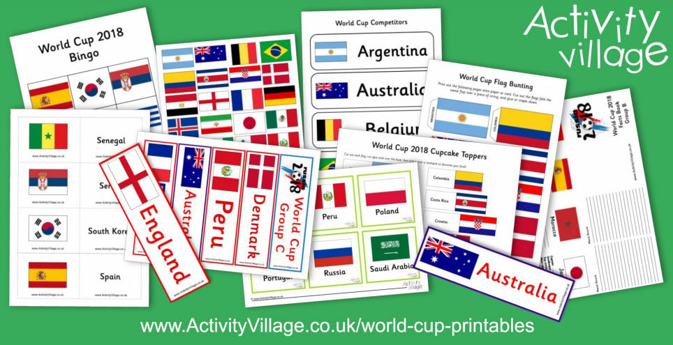 Exciting New World Cup Printables