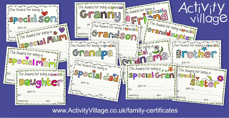 Topping Up Our Family Certificates