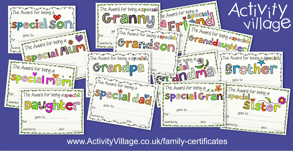 Topping Up Our Family Certificates Topping Up Our Family Certificates
