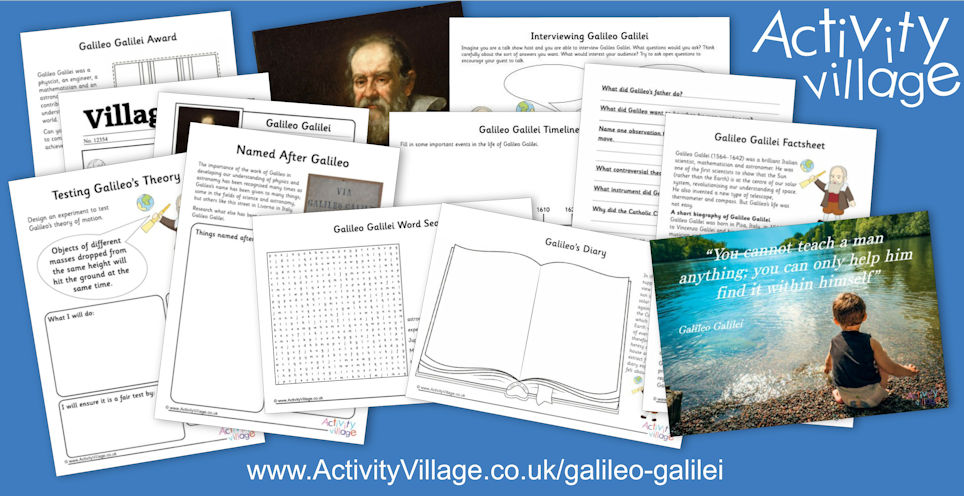 Our Famous Person of the Week is ... Galileo