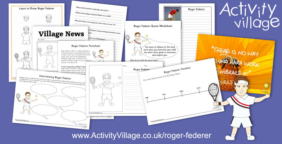 Our Famous Person of the Week - Roger Federer Our Famous Person of the Week - Roger Federer