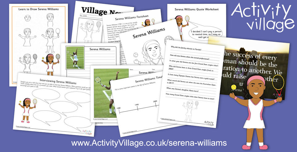 Famous Person of the Week - Serena Williams Famous Person of the Week - Serena Williams