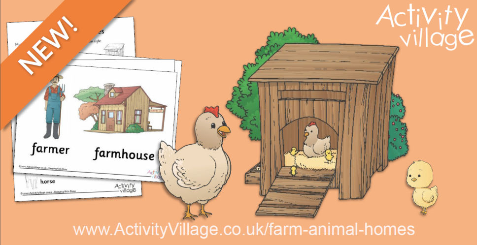 Farm Animal Homes - New Activities