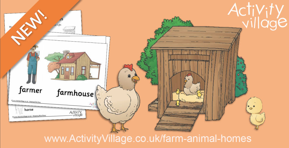 Farm Animal Homes - New Activities Farm Animal Homes - New Activities