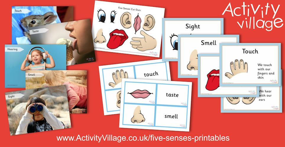 Introducing Our New Five Senses Printables