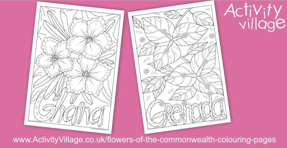 Two New Flowers of the Commonwealth... Ghana and Grenada Two New Flowers of the Commonwealth... Ghana and Grenada