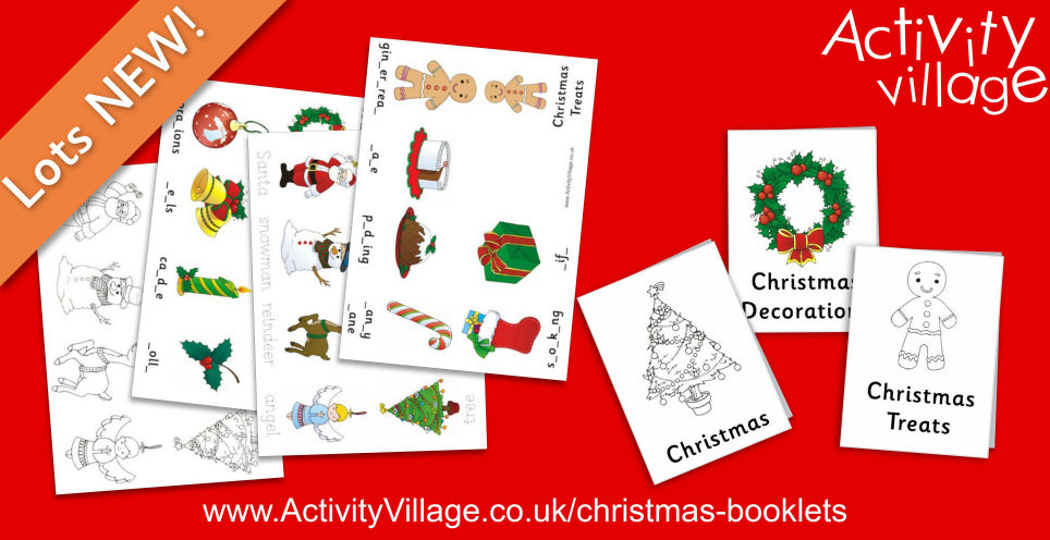 Fold Up One of our Fun Christmas Booklets