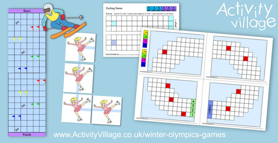 Four Fabulous Printable Winter Olympics Games Four Fabulous Printable Winter Olympics Games