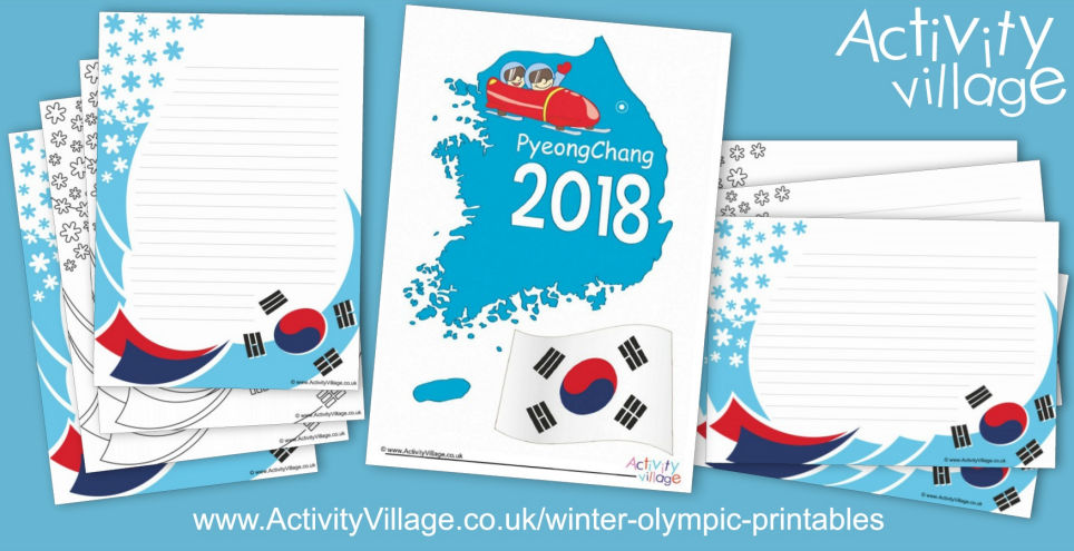 Frames and Poster for the PyeongChang Winter Olympics!