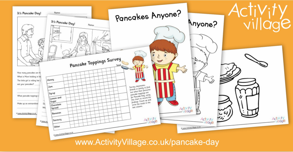 Fun New Activities Added To Our Pancake Day Collection Fun New Activities Added To Our Pancake Day Collection