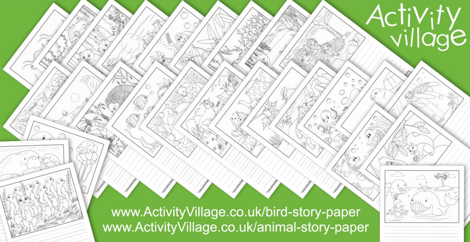 Fun New Animal and Bird Story Paper to Inspire Creative Writing Fun New Animal and Bird Story Paper to Inspire Creative Writing
