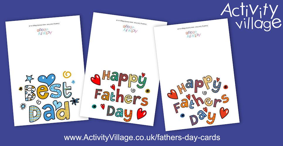 Three Fun New Father's Day Cards Three Fun New Father's Day Cards