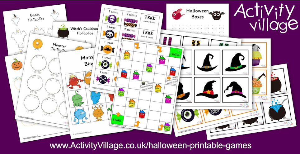 Fun New Printable Halloween Games! Fun New Printable Halloween Games!