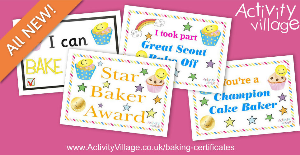 Fun New Printable Certificates for Your Champion Bakers! Fun New Printable Certificates for Your Champion Bakers!