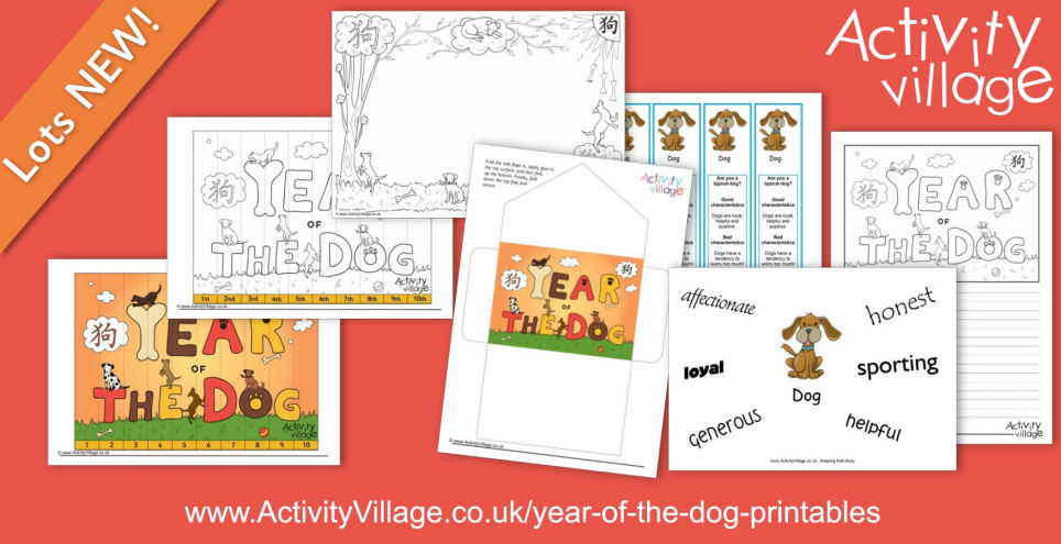 Fun New Year of the Dog Printables Fun New Year of the Dog Printables