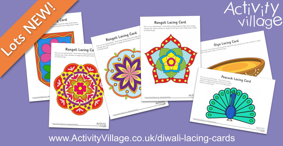 Get Crafty With Our New Diwali Lacing Cards Get Crafty With Our New Diwali Lacing Cards
