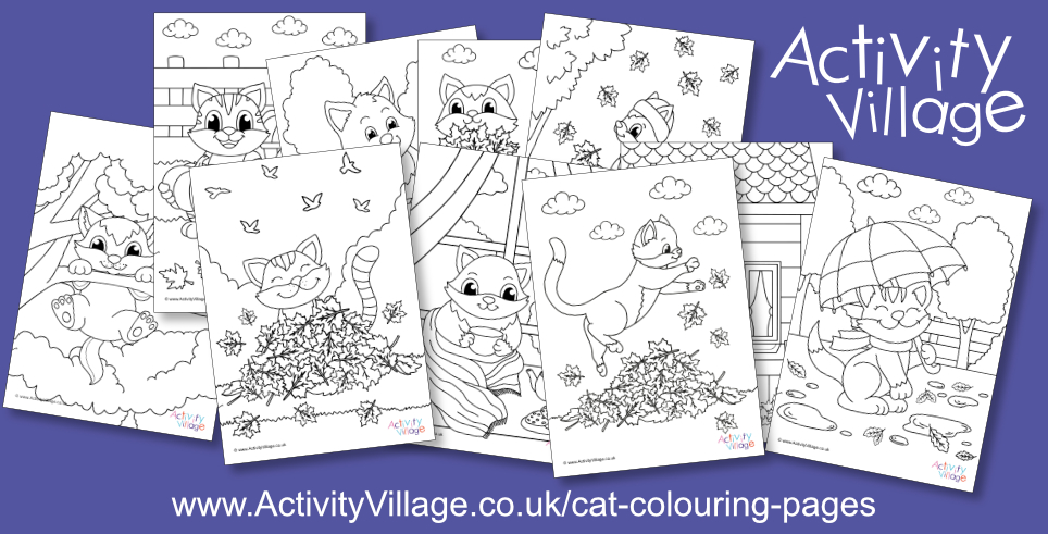Gorgeous New Cat Colouring Pages! Gorgeous New Cat Colouring Pages!