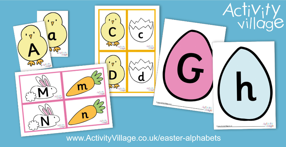 Gorgeous New Easter Alphabet Matching Cards and Posters