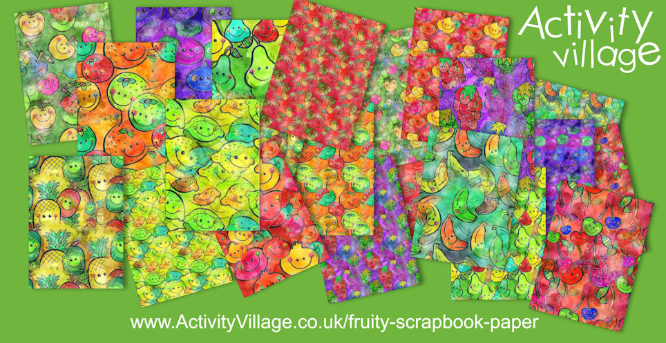 Gorgeous New Fruity Scrapbook Paper