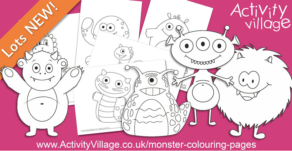 Gorgeous New Monster Colouring Pages Gorgeous New Monster Colouring Pages
