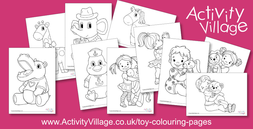 Gorgeous New Toy Colouring Pages