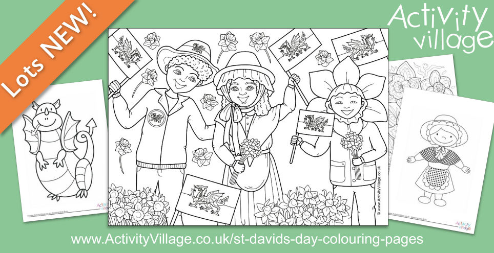 Grab the Colouring Pencils for St David's Day Grab the Colouring Pencils for St David's Day