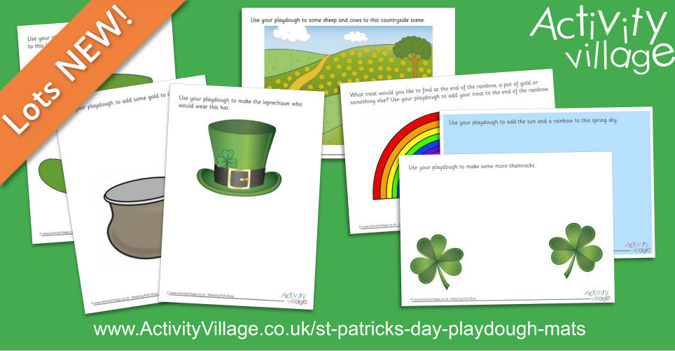 Grab the Playdough and Have Some Fun for St Patrick's Day