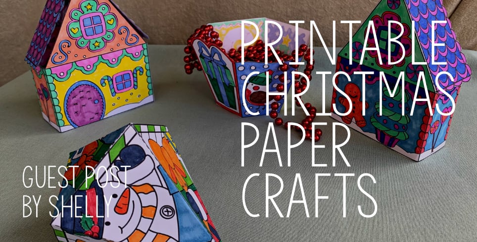 Guest Post - Enjoying Our Printable Christmas Paper Crafts