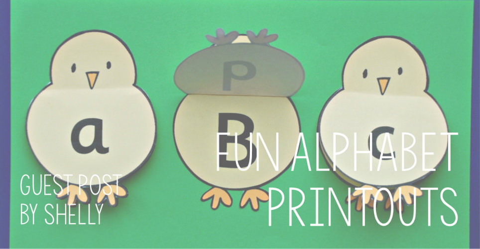 Guest Post - Fun Alphabet Printouts Guest Post - Fun Alphabet Printouts