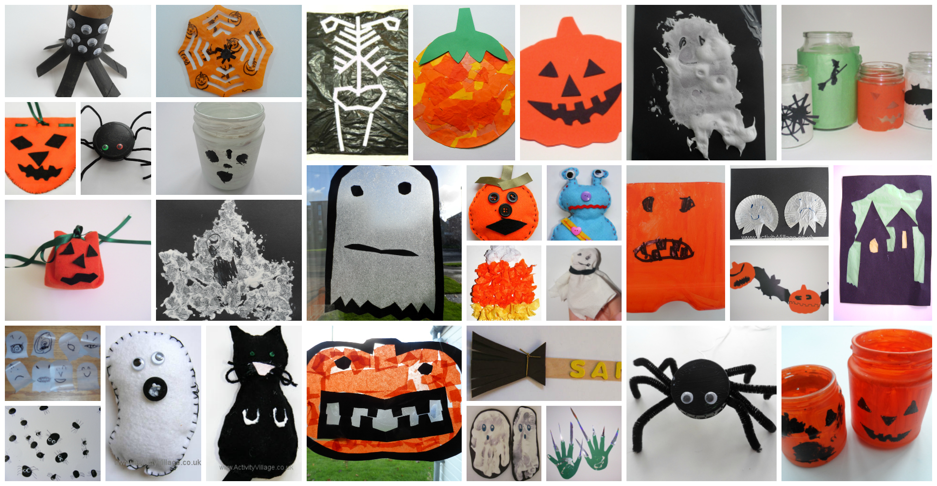 Just a Small Selection of our Halloween Crafts!