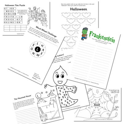 Halloween Puzzles for Kids