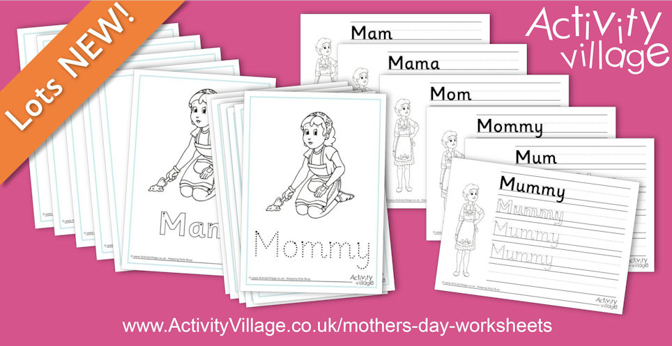Handwriting Worksheets for Mother's Day Handwriting Worksheets for Mother's Day