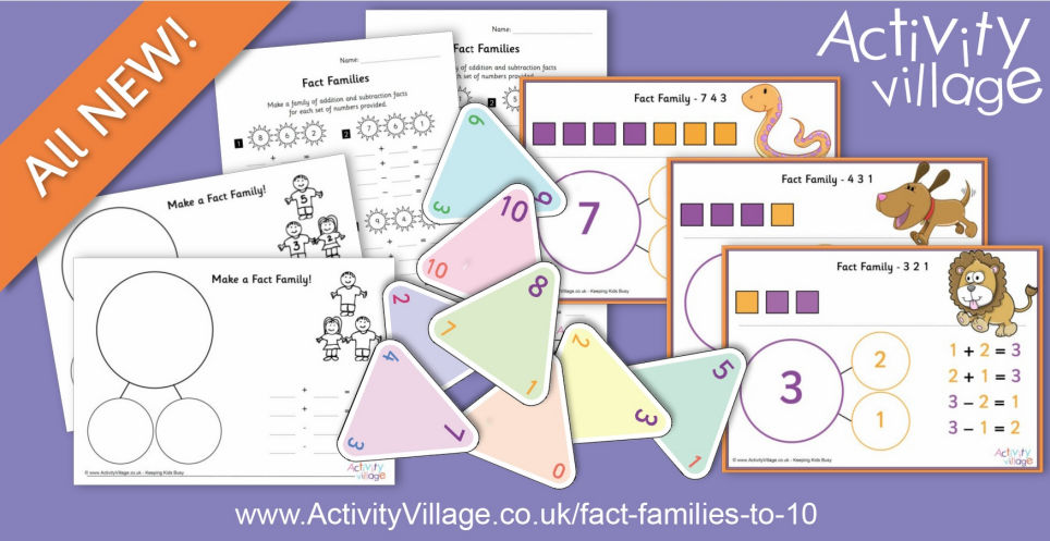 Have Fun With Fact Families to 10 Have Fun With Fact Families to 10