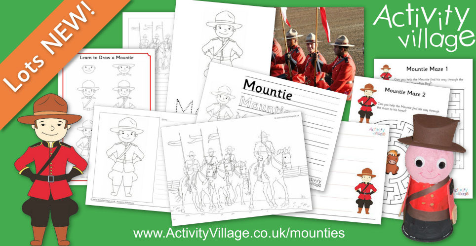 Have Some Fun With Our New Canadian Mounties Activities