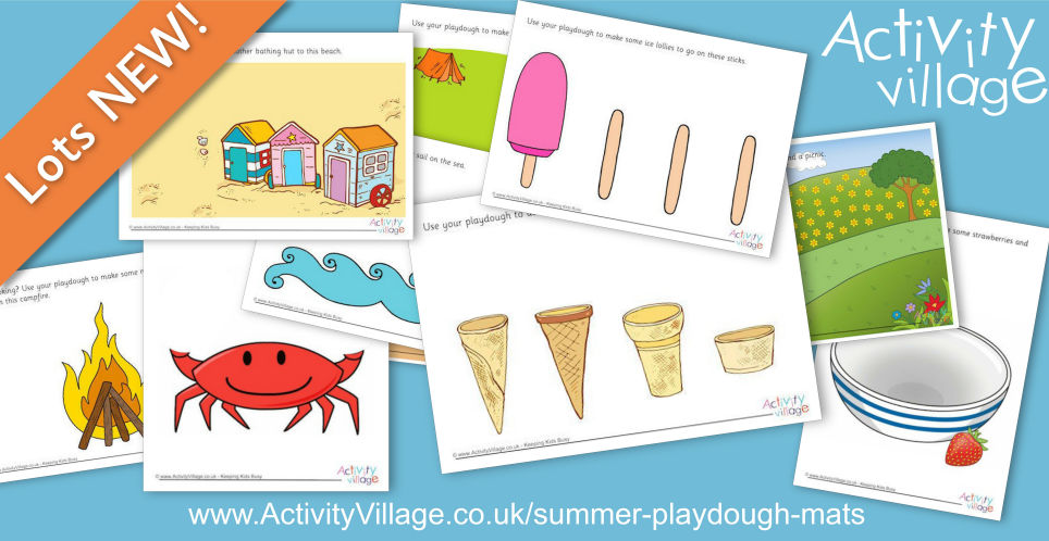 Have Some Summer Fun With Our New Summer Playdough Mats