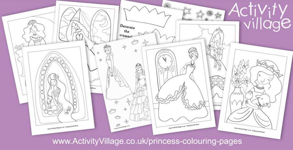 Have You Seen Our Princess Colouring Pages