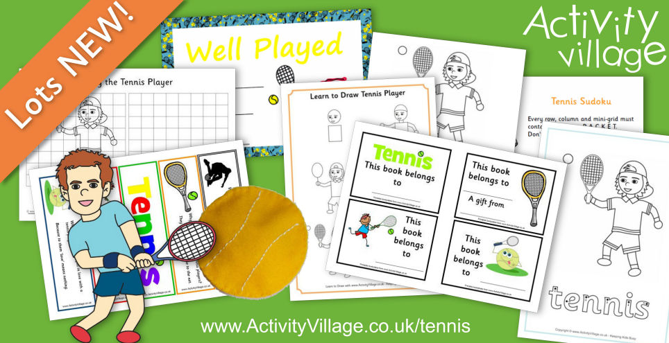 Have You Seen Our Tennis Activities for Kids? Have You Seen Our Tennis Activities for Kids?