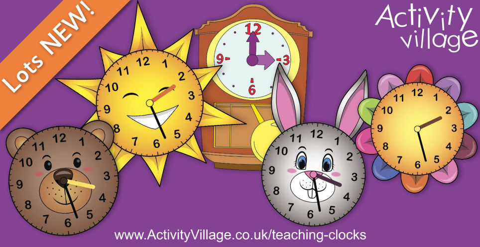 Help Kids Learn To Tell The Time With Our Printable Teaching Clocks