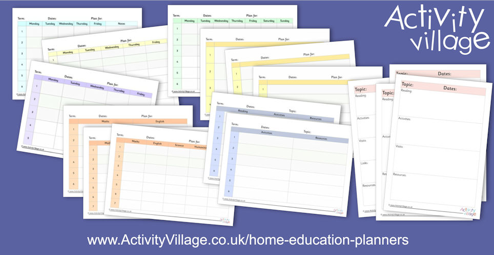 Adding to our Home Education Planners Collection Adding to our Home Education Planners Collection