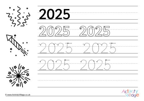 2025 Handwriting Worksheet 2025 Handwriting Worksheet