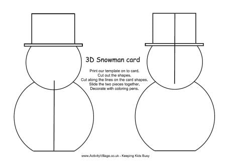 3D Christmas Snowman