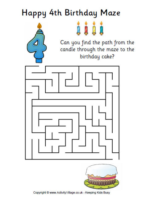 4th-birthday-maze