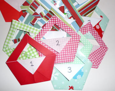 Origami Baskets Advent Calendar