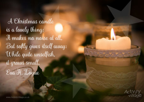 A Christmas Candle Poster
