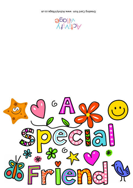 A Special Friend Card