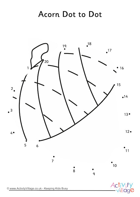 Acorn Dot To Dot